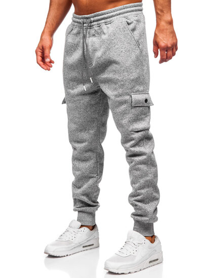 Men’s Warm Joggers Grey Bolf Q1108