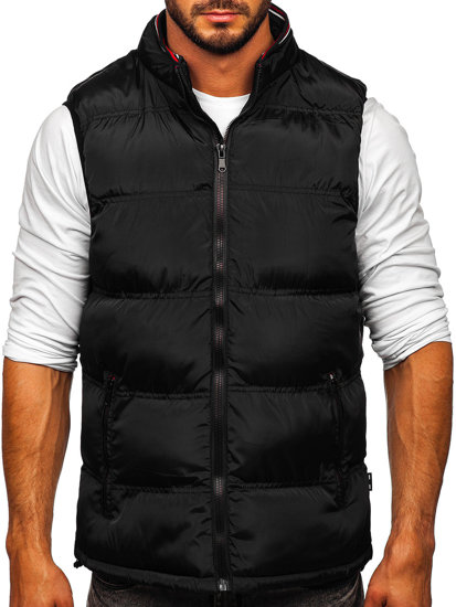 Men's Warm Quilted Gilet Black Bolf 7131