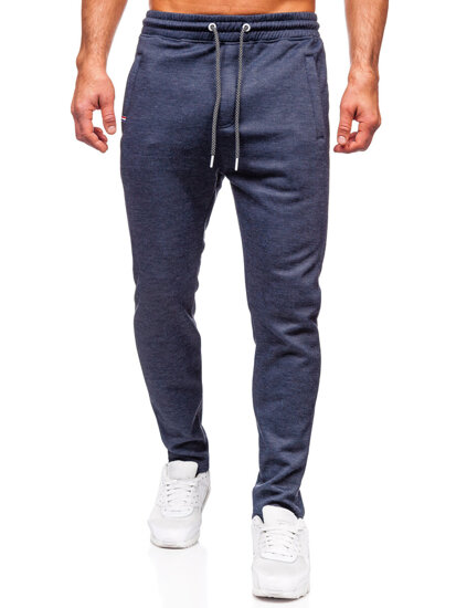 Men’s Warm Sweatpants Navy Blue Bolf Q1081