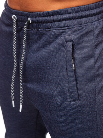 Men’s Warm Sweatpants Navy Blue Bolf Q1081