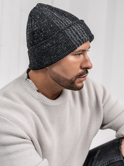 Men’s Warm Winter Beanie Black Bolf 386010