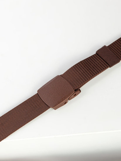 Men's Webbing Belt Brown Bolf 979