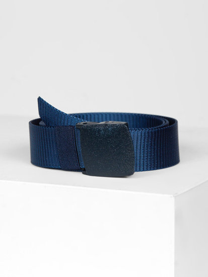 Men's Webbing Belt Navy Blue Bolf 979