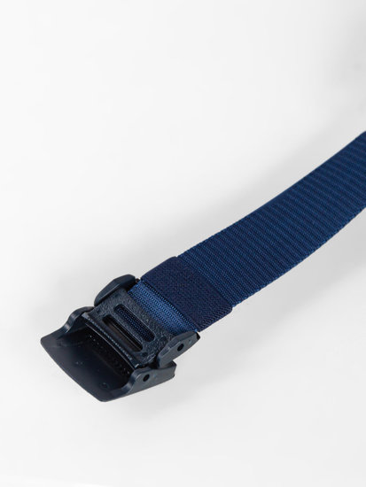 Men's Webbing Belt Navy Blue Bolf 979