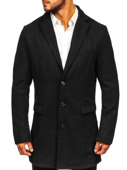 Men's Winter Coat Black Bolf 1047-1