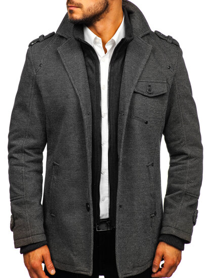 Men’s Winter Coat Grey Bolf 88801
