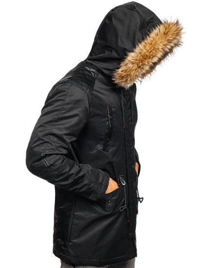 Men's Winter Jacket Black Bolf 1080