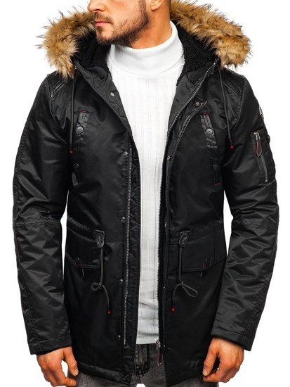 Men's Winter Jacket Black Bolf 1080