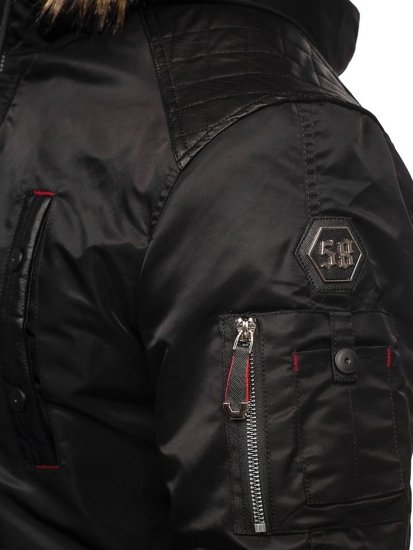 Men's Winter Jacket Black Bolf 1080