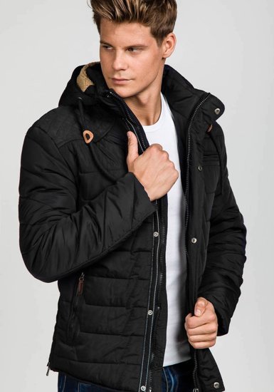 Men's Winter Jacket Black Bolf 1673