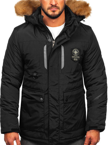 Men's Winter Jacket Black Bolf 1827