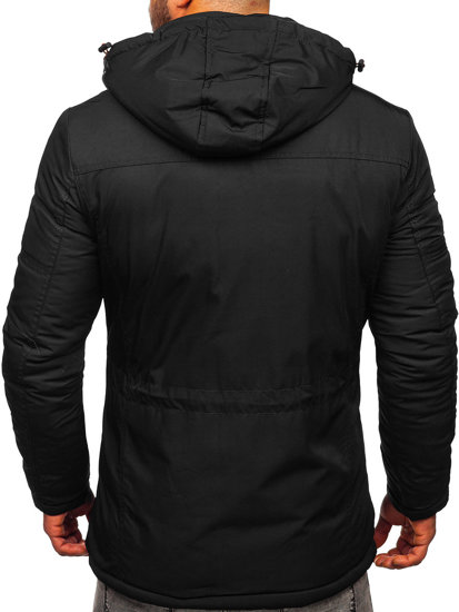 Men's Winter Jacket Black Bolf 2025