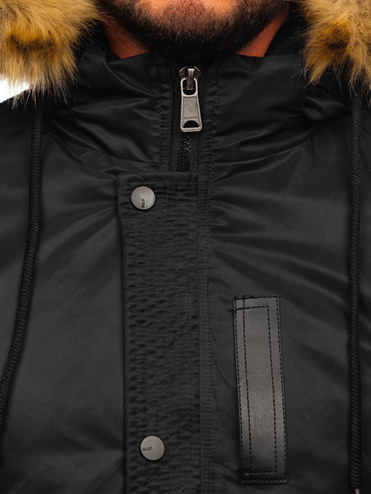 Men's Winter Jacket Black Bolf 2129