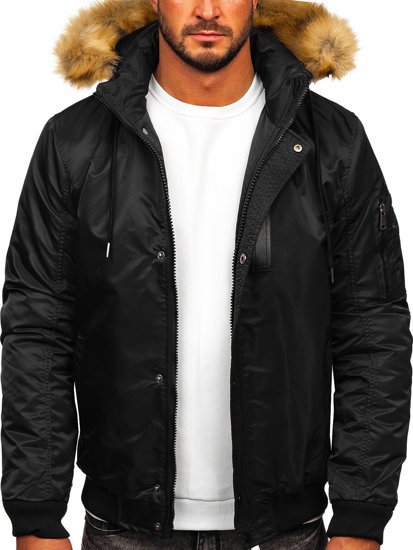 Men's Winter Jacket Black Bolf 2129