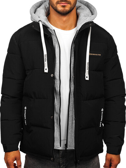 Men’s Winter Jacket Black Bolf 62M9518