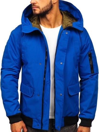 Men's Winter Jacket Blue Bolf 2019005