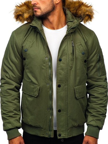 Men's Winter Jacket Green Bolf 1778