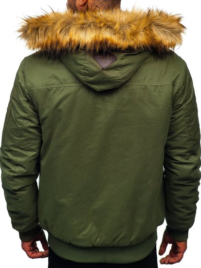 Men's Winter Jacket Green Bolf 1778