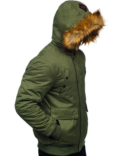 Men's Winter Jacket Green Bolf 1778