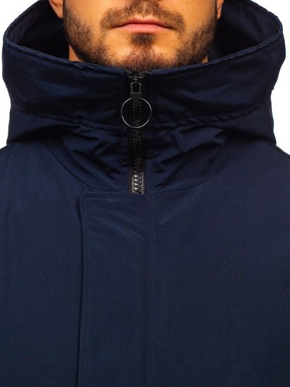 Men's Winter Jacket Navy Blue Bolf 2019005