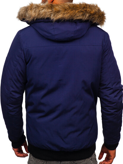 Men's Winter Jacket Navy Blue Bolf 2019A