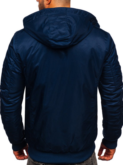 Men's Winter Jacket Navy Blue Bolf 2120