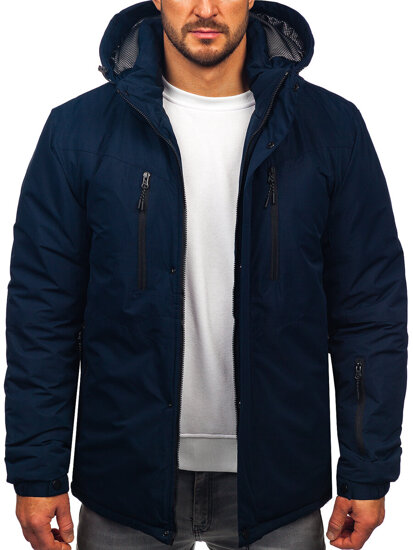 Men’s Winter Jacket Navy Blue Bolf 22M320