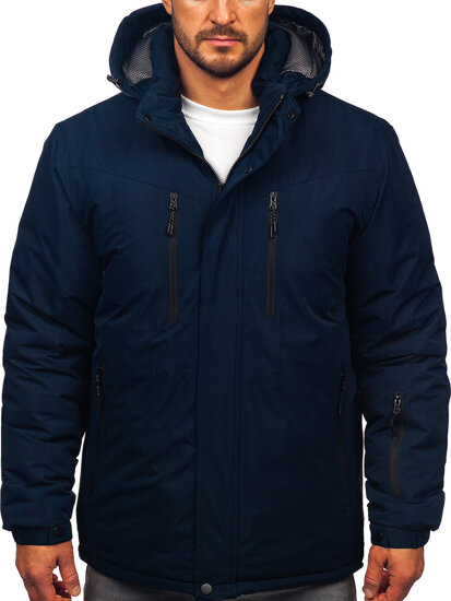 Men’s Winter Jacket Navy Blue Bolf 22M320