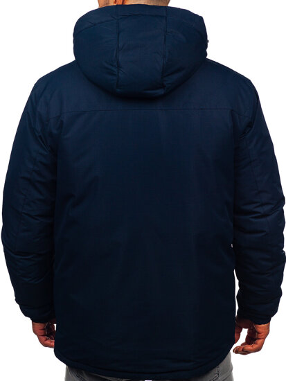 Men’s Winter Jacket Navy Blue Bolf 22M320