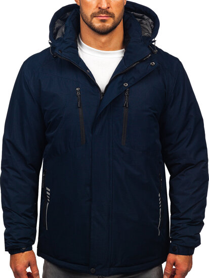 Men’s Winter Jacket Navy Blue Bolf 22M321