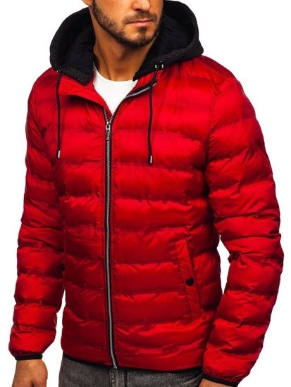 Men's Winter Jacket Red Bolf 5332