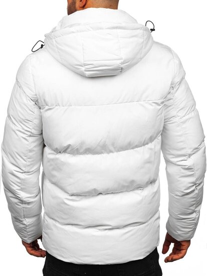 Men's Winter Jacket White Bolf 9978