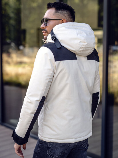 Men's Winter Jacket White Bolf J1905