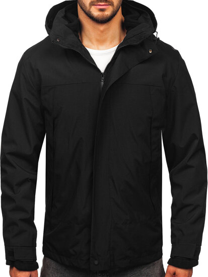 Men’s Winter Jacket with lining Black Bolf 5M3262