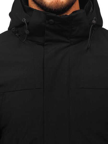 Men’s Winter Jacket with lining Black Bolf 5M3262