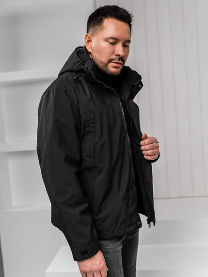 Men’s Winter Jacket with lining Black Bolf 5M3262A1