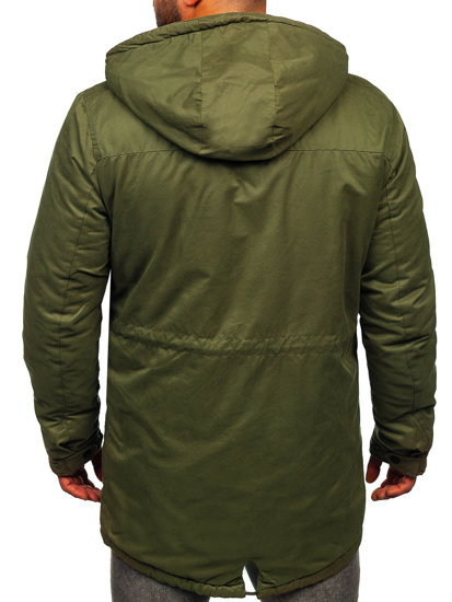 Men's Winter Parka Jacket Green Bolf 1794