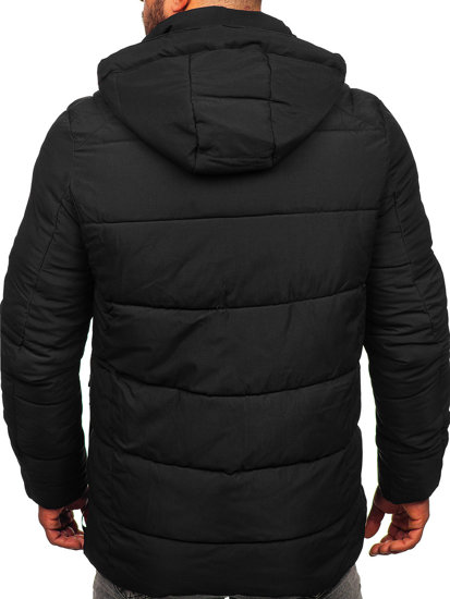 Men's Winter Quilted Jacket Black Bolf 22M60