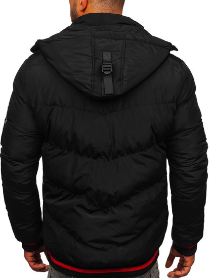 Men's Winter Quilted Jacket Black Bolf 6902