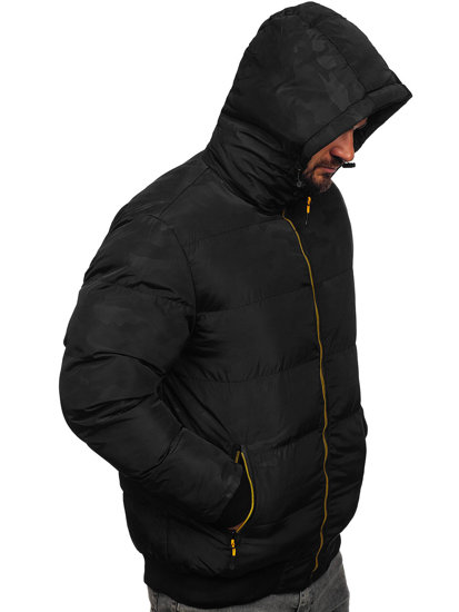 Men's Winter Quilted Jacket Black Bolf 7270