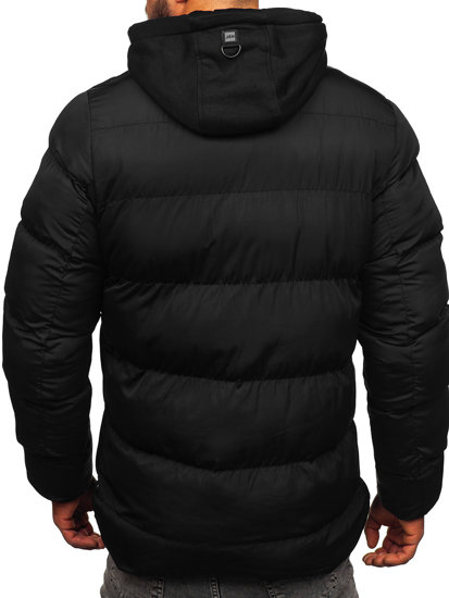 Men's Winter Quilted Jacket Black Bolf 7325