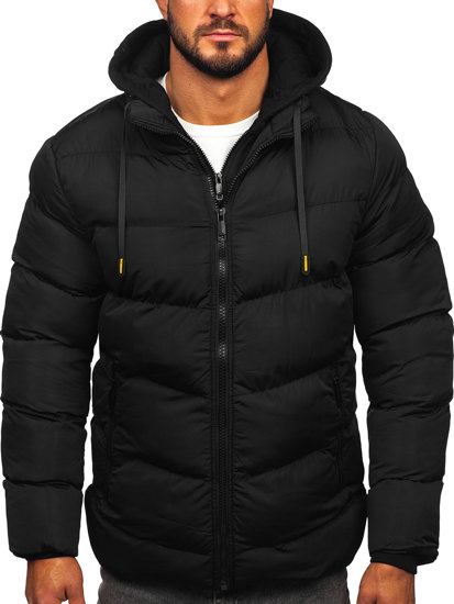 Men's Winter Quilted Jacket Black Bolf 7325