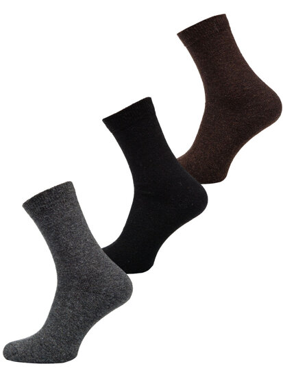 Men's Winter Socks Multicolour-1 Bolf M850-3P 3PACK