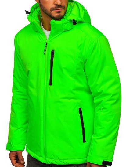 Men's Winter Sport Jacket Green-Neon Bolf HH011