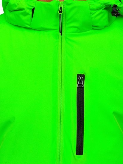 Men's Winter Sport Jacket Green-Neon Bolf HH011