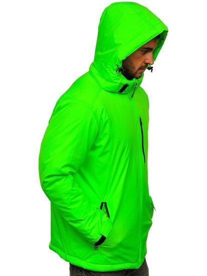 Men's Winter Sport Jacket Green-Neon Bolf HH011