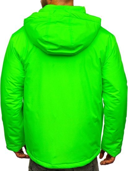 Men's Winter Sport Jacket Green-Neon Bolf HH011