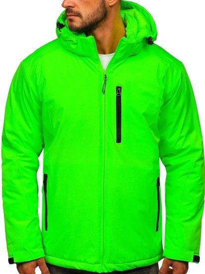 Men's Winter Sport Jacket Green-Neon Bolf HH011