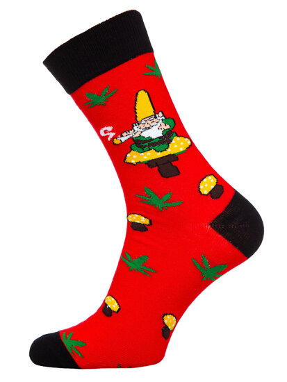 Men's X-mas Socks Multicolour Bolf MCHM1-4P 4 PACK