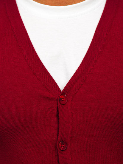 Men's Zip Cardigan Claret Bolf MM6006